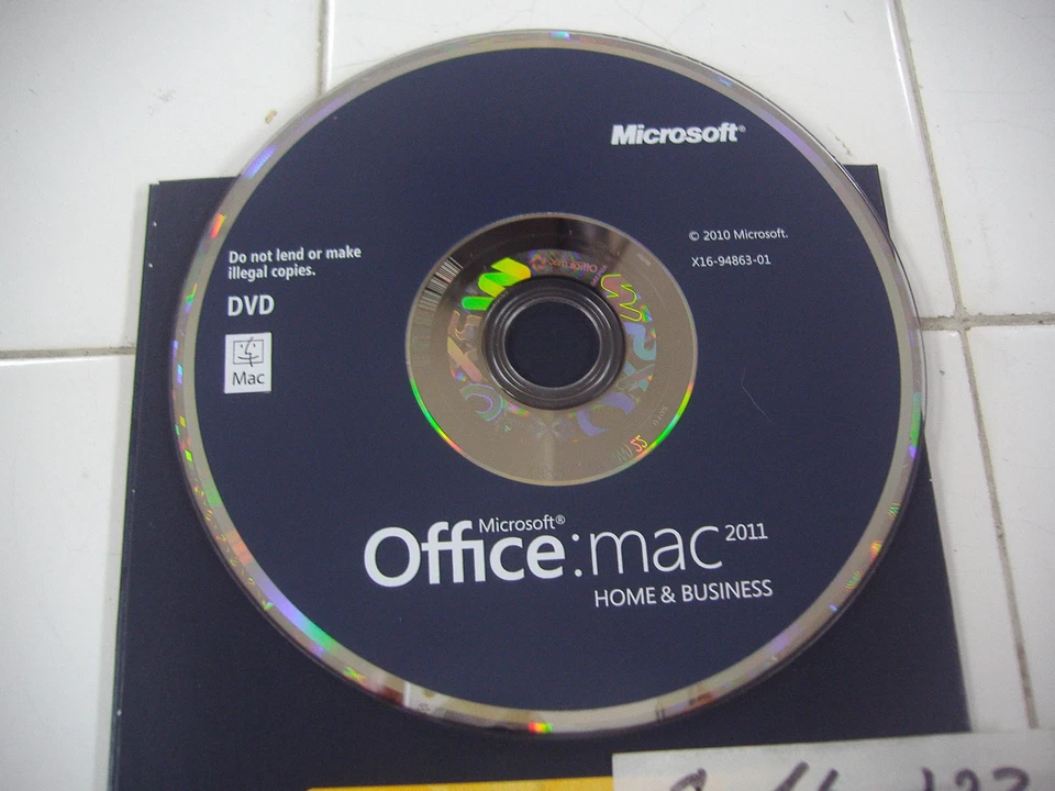 MS Microsoft Office MAC 2011 Home and Business Full Retail English Box Version - Image 3 of 4