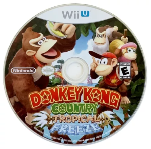 Donkey Kong Country Tropical Freeze Nintendo Wii U 2014 Video Game DISC ONLY