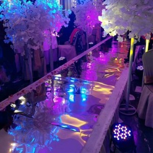 Shiny Silver 1.5M x 20 Meter Mirror carpet or Aisle Runner ...
