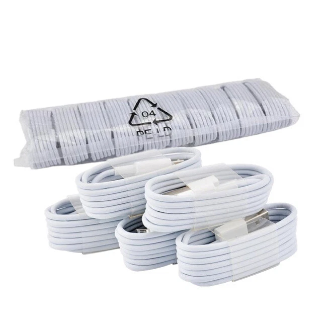 LOTE 10/20/50/100 OEM Micro USB/Tipo-C Cable de Carga Rápida para Samsung iPhone LG Foto 3 de 4