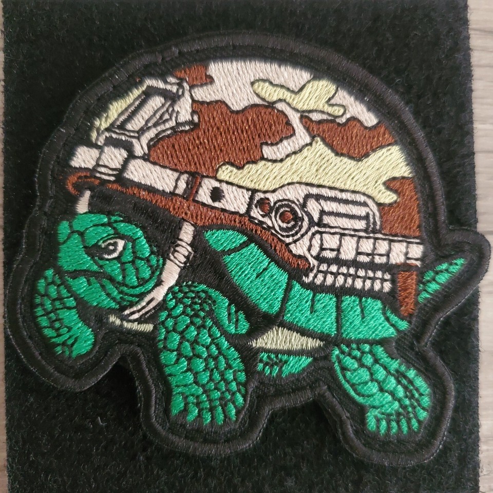 BATTLE TURTLE Sarcastic Funny Tactical Morale Patch Hook and Loop | eBay