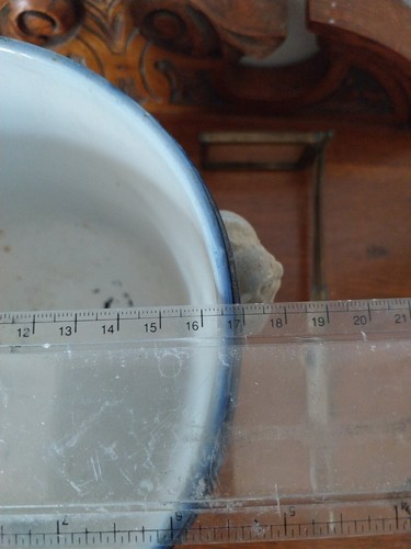 Royal Coronaware Stoke England DORIS CHINA PLANT POT Vintage Blue And White - Picture 8 of 13