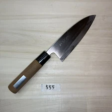 Japanese Kitchen knife, Deba ,#555 , used,  made in Japan 155/290mm, 238g