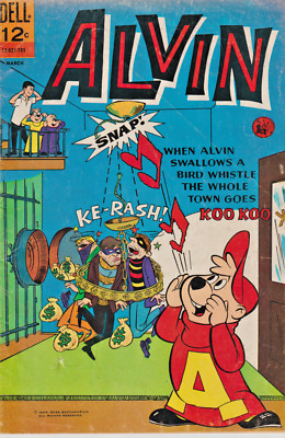 ALVIN #18    LITTLE ANGELA  DELL  SILVER-AGE  1967  NICE!!!