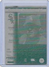 1 OF 1 MAGGLIO ORDONEZ 2000 PACIFIC PRISM PRINTING PLATE CARD CHICAGO WHITE SOX