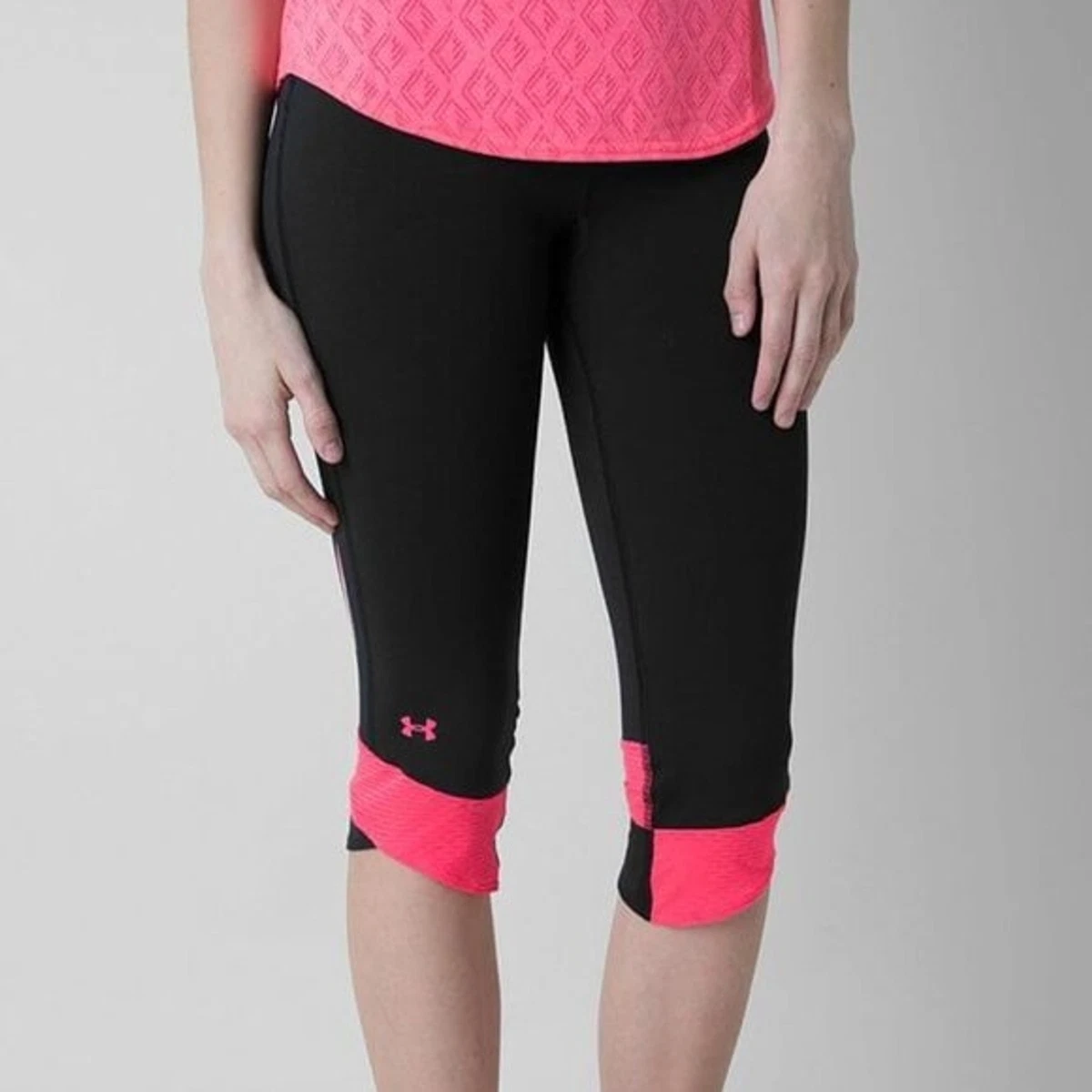 NWT Under Armour Running Fly-by Compression Capri Leggings Size Small