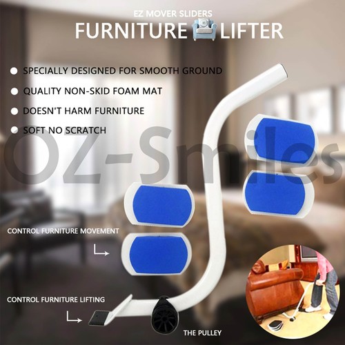 Furniture Lifter Moves with EZ Mover Sliders Kit Home Moving Lifting