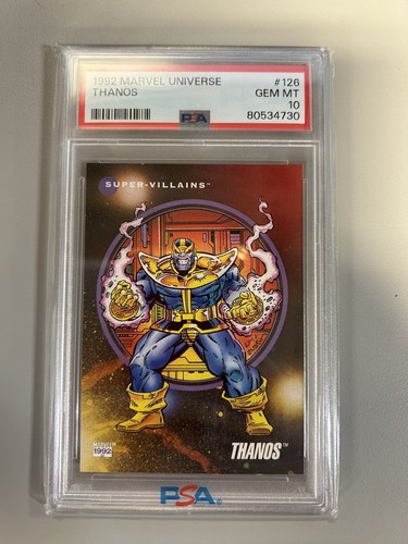 1992 🔥 Marvel Universe THANOS #126 PSA 10 💎