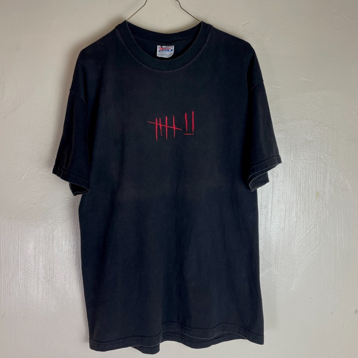トップス SEVEN MOVIE PROMO VINTAGE TEE L Vtg. Se7en Movie Promo T-Shirt Size L Brad Pitt Seven - Rare