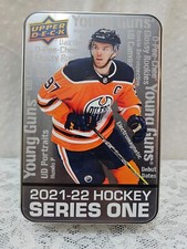 2021-22 Upper Deck Young Guns Hockey Collectible Empty Tin
