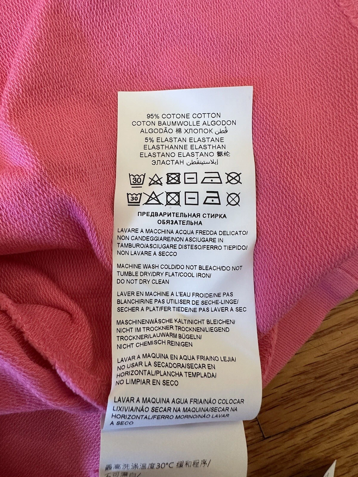 Vestito Moschino bambina taglia 18 24 mesi rosa orsetto vestito