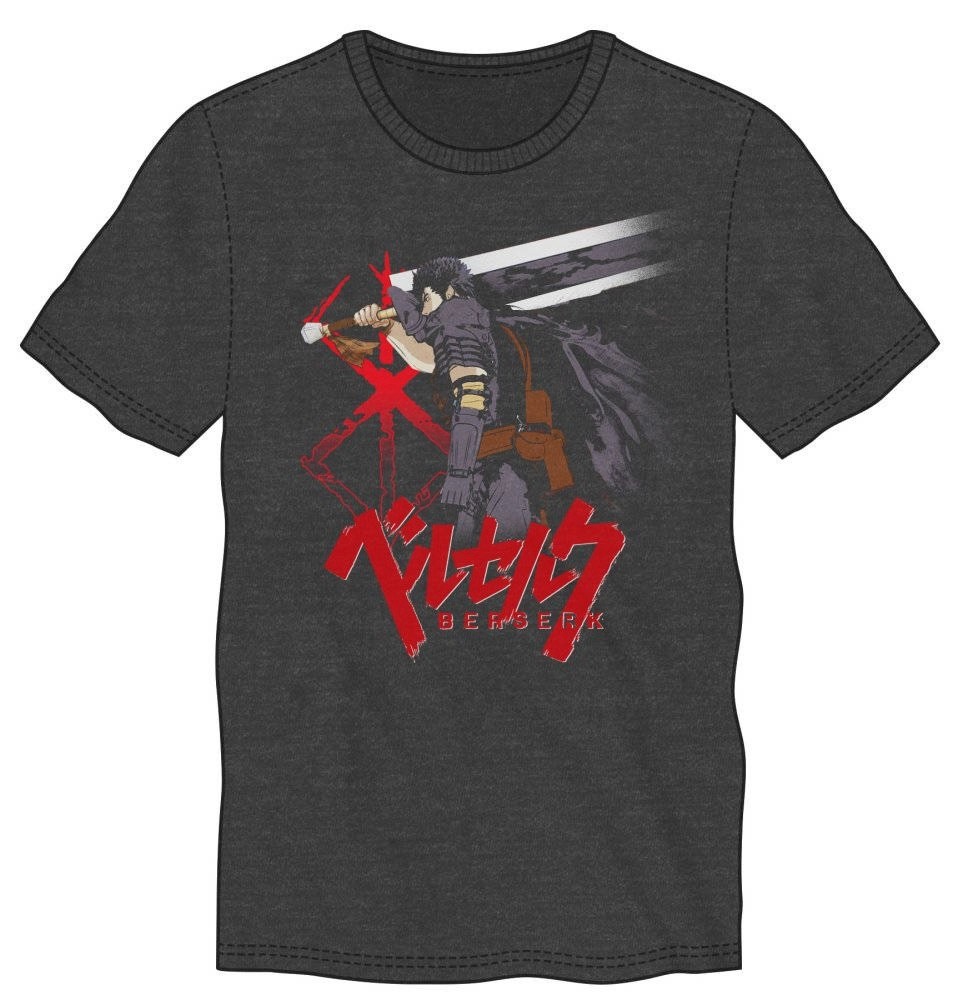 ** Легально** Профиль лица Берсерка с кровавыми потрохами, Аутентичная аниме-футболка TS50E9