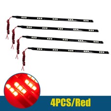 12 Led Strips 15smd Car Universal Footwell Under Dash Accent Light Waterproof