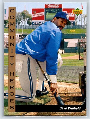 1993 Upper Deck Dave Winfield Community Heroes Toronto Blue Jays #40