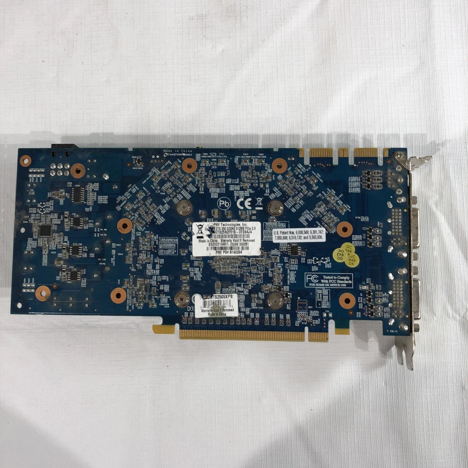 PNY Nvidia GeForce GTS 250 Graphics Card GPU 1024MB (1GB) GDDR3 RAM - Tested  - Image 4 of 4