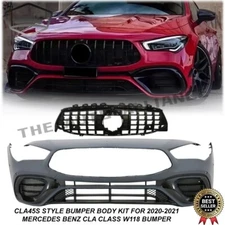 CLA45S Style Bumper Body Kit for 2020-2021 Mercedes Benz CLA Class W118 Bumper