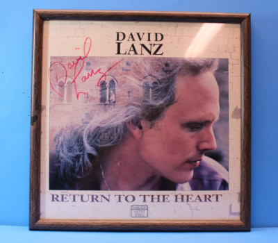 1994 David Lanz AUTOGRAPHED Return to the Heart Print Framed