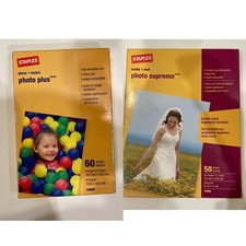 Staples Glossy photo paper 4 x 6 matte photo paper 8.5 x 11