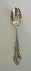 INTERNATIONAL "JOAN OF ARC" STERLING SILVER PIERCED SERVING SPOON
