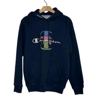 Supreme X Champion FW17 Sweatshirt Blue Stacked Multi Color “C