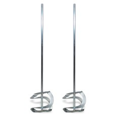 2x Wendelr&uuml;hrer M&ouml;rtelr&uuml;hrer &oslash;105x500mm DEWEPRO Spiralkopf R&uuml;hrstab R&uuml;hrquirl