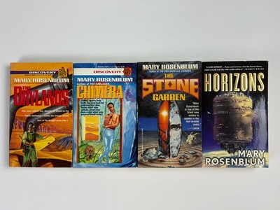Mary Rosenblum Lot 4 Vintage SciFi Books Drylands Chimera Stone Garden Horizons