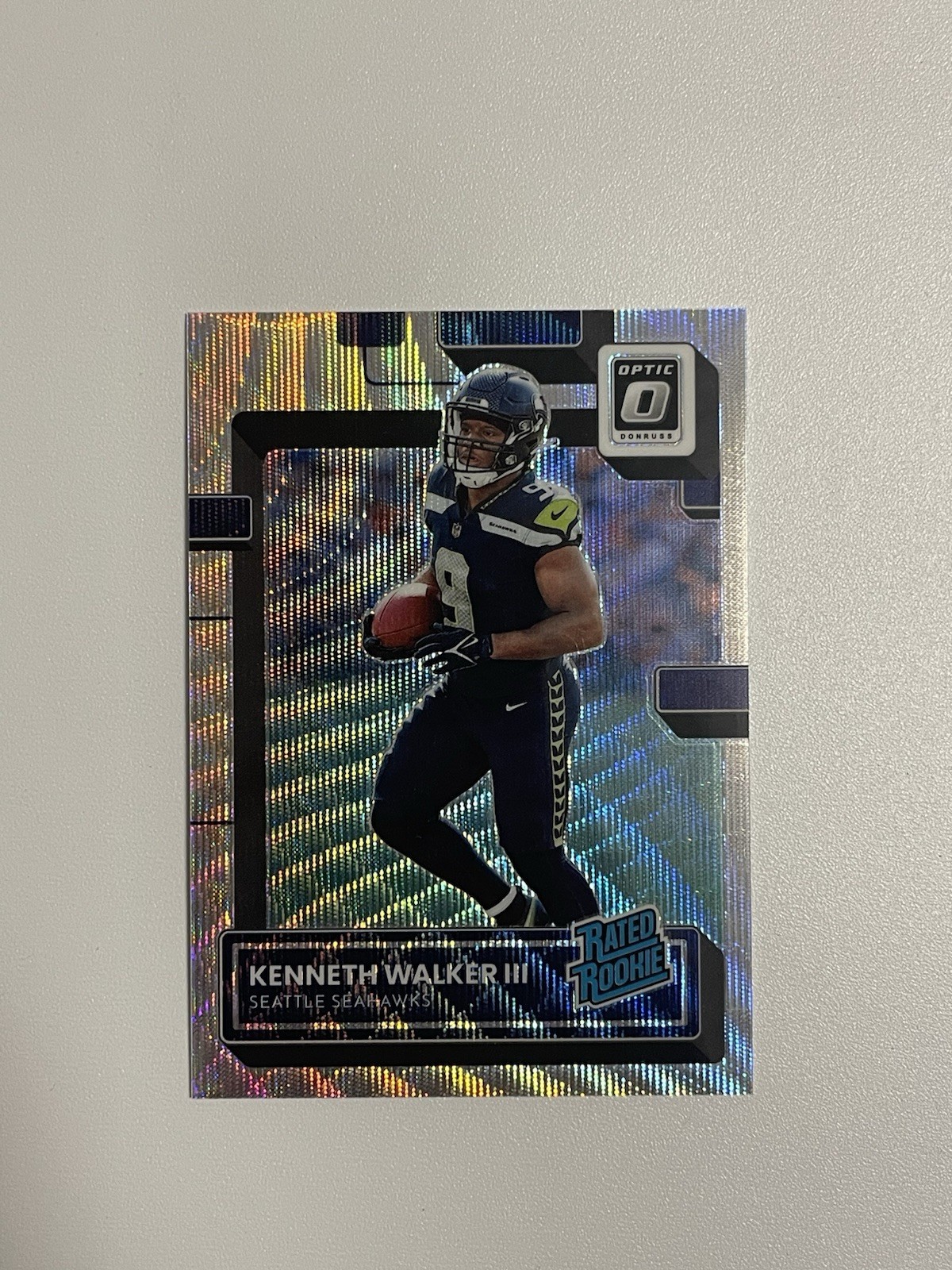 2022 Panini Donruss Optic - Rated Rookie Kenneth Walker III #218 Wave /300 (RC)