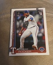 2025 Topps Series 2 #408 Kumar Rocker Texas Rangers Rookie RC