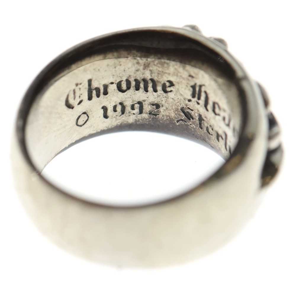 Chrome Hearts Floral Cross BCA346 Ring Sterling US#7-1/2~8 P0051701 thumbnail 5