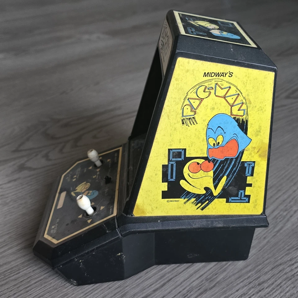 Mini juego de máquina arcade Coleco Midway PAC-MAN 1981 de mesa [para piezas como está] Foto 4 de 4