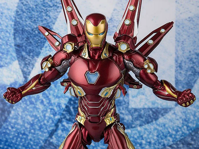 S.H. Figuarts Avengers Iron Man Mark 50 Nano Weapon Set 2 Figure