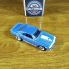 Hot Wheels Car Culture HW Redliners '68 COPO Camaro Blue Real Riders 2017 Yenko