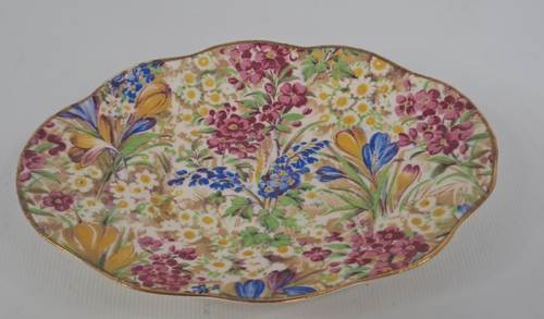 Rare Vintage Royal Winton Grimwades Black Crocus Pin Dish - Picture 2 of 18