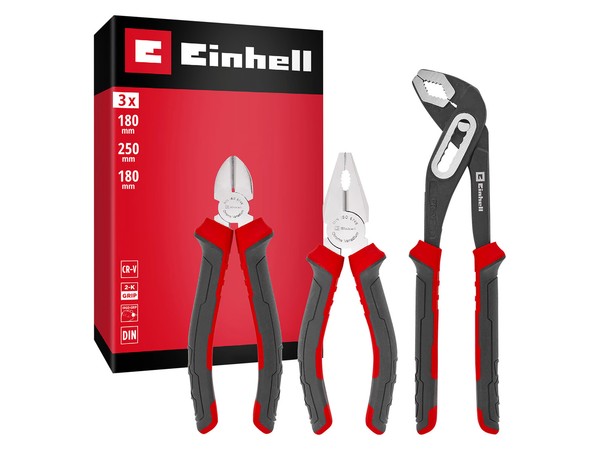 Einhell Zangen-Set, 370531, 180/250 Mm, 3-Teilig-image