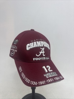 Alabama Crimson Tide 12 National Championships Hat Cap Licensed Fan Favorite