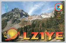 Postcard QSL LZ1YE Bulgaria Ham Radio Operator Atanas Kolev CW 2010