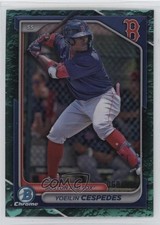 2024 Bowman Draft Chrome Aqua Lunar Refractor 68/125 Yoeilin Cespedes 1o1b