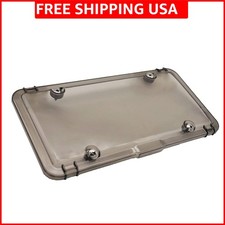 Smoked License Plate Cover Incl Stainless Steel Screws Durable And Weatherp... Smoked License Plate Cover Incl Stainless Steel Screws Durable And Weatherp...