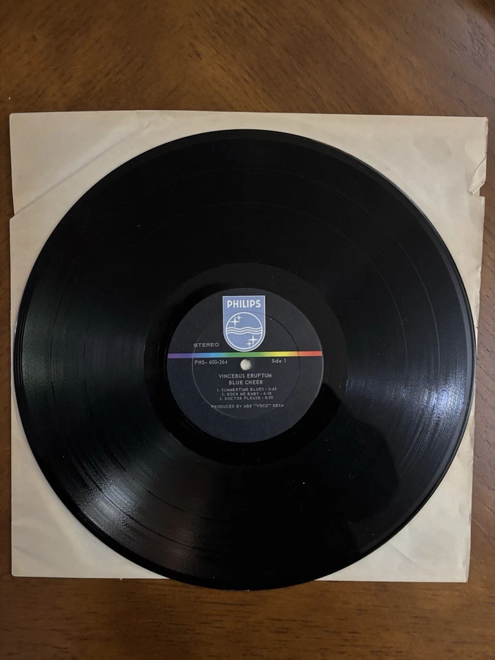 Blue Cheer "Vincebus Eruptum"LP - Philips PHS 600-264 Embossed - Image 3 of 4