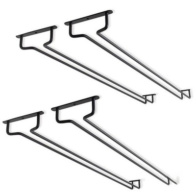 Einzelner Schlitz Wandmontage Metall Weinglas Halter Tassenregal für Küche Auf