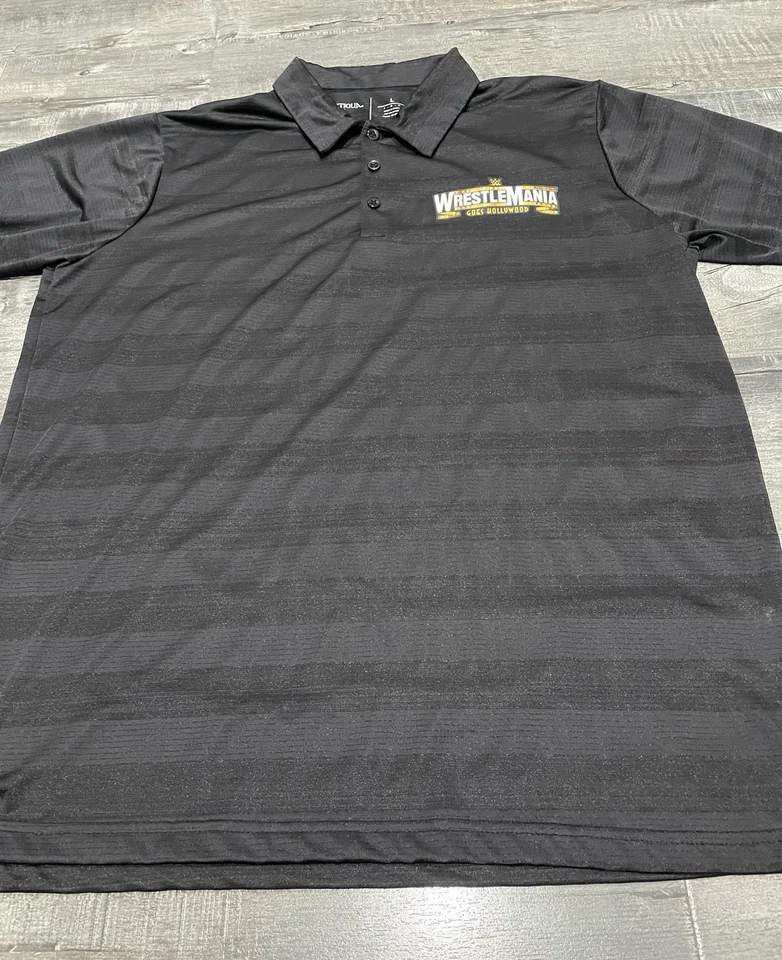Camisa Polo Antigua WWE Wrestlemania 39 Talla Grande Foto 2 de 4
