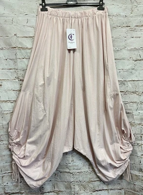 Moonshine Fashion Damen Hose Lagenlook 44 46 48 Haremshose Übergrösse Neu rosa - Bild 1 von 4