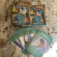 Doreen Virtue Life Purpose Oracle Cards - 44 Cards Deck & Guidebook