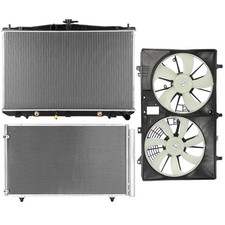 Electric Radiator Condenser Cooling Fan Kit Fits Lexus Rx350 2010-2011 2013-2015