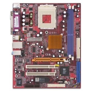 PCCHIPS M863G - Motherboard - micro ATX - Socket A - SiS741GX - Ethernet - on...