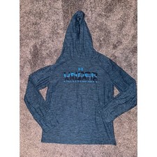 Under Armour Boys Navy Blue Hooded Sweater
