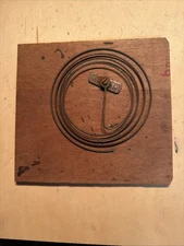 Vintage Cuckoo Wall Clock Rear Case Door & Gong PARTS REPAIR