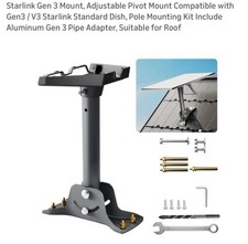 Satellite Gen 3 Mount, Adjustable Wall Roof Mounting Kit V3 Satellite,Starlink.