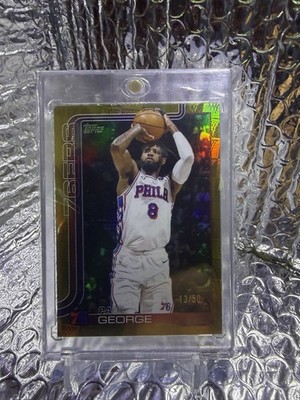 2025-26 Topps Paul George #23 Gold Holofoil /50