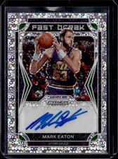 2021-22 Panini Prizm Mark Eaton Fast Break Auto Autograph #FB-MET Jazz